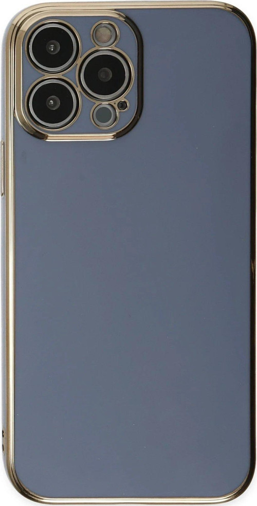 Iphone 15 Kılıf Volet Silikon - Mavi-(5796)