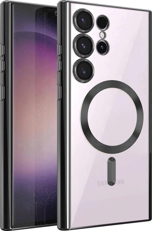 Galaxy S24 Kılıf Kross Magneticsafe Kapak - Siyah-(5796)