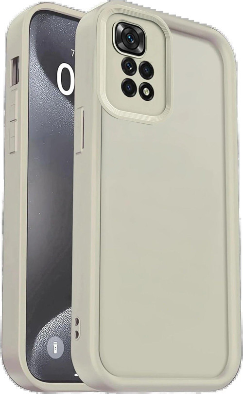 Redmi 10 2022 Kılıf Viera Silikon - Krem-(5796)