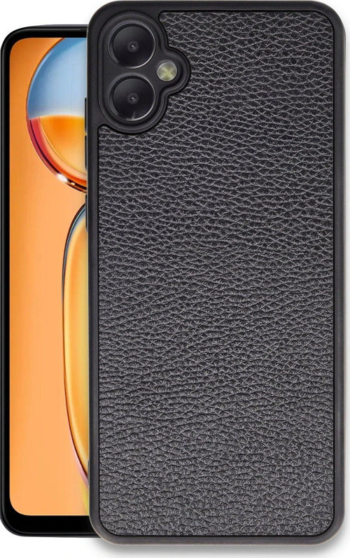 Galaxy A05 Kılıf Aras Deri Kapak - Siyah-(5796)