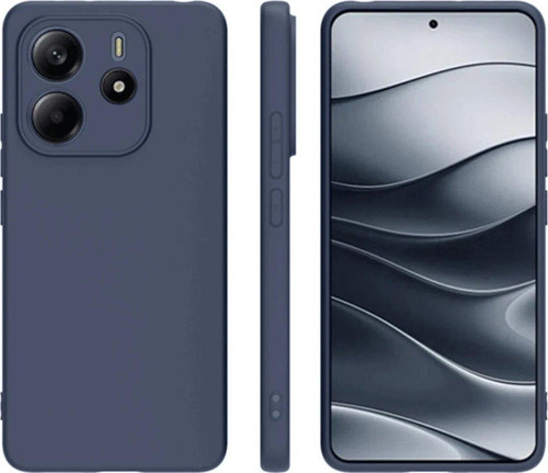 Redmi Note 14 4G Kılıf First Silikon - Lacivert-(5796)