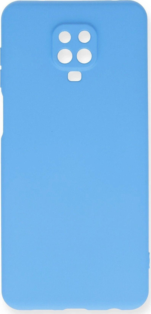 Redmi Note 9 Kılıf Nano Içi Kadife Silikon - Mavi-(5796)