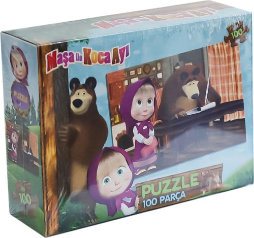 Ms7968 Maşa Ile Koca Ayı 100 Parça Puzzle -Laçokids
