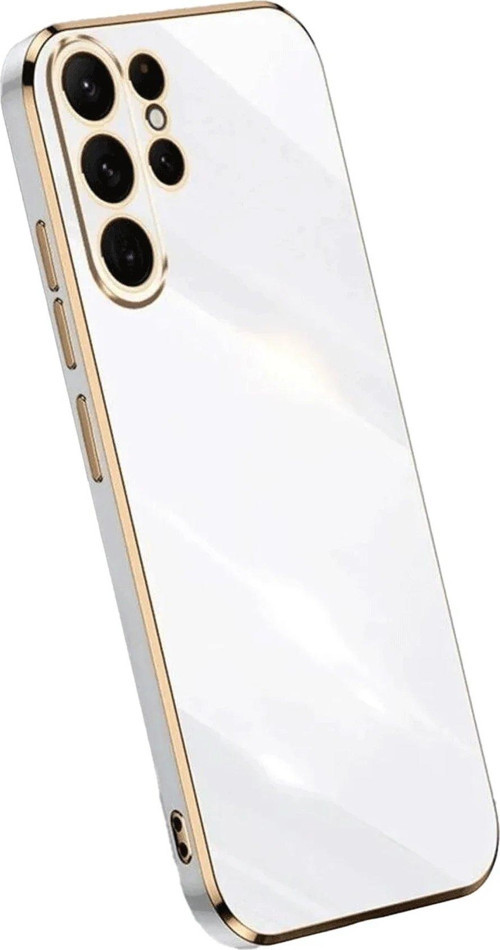 Galaxy S25 Kılıf Volet Silikon - Beyaz-(5796)