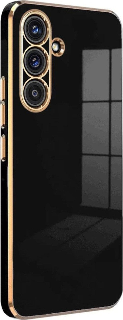 Galaxy S25 Kılıf Volet Silikon - Siyah-(5796)