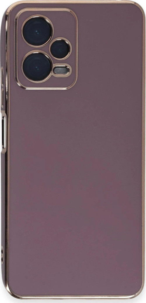 Poco X5 5G Kılıf Volet Silikon - Mor-(5796)