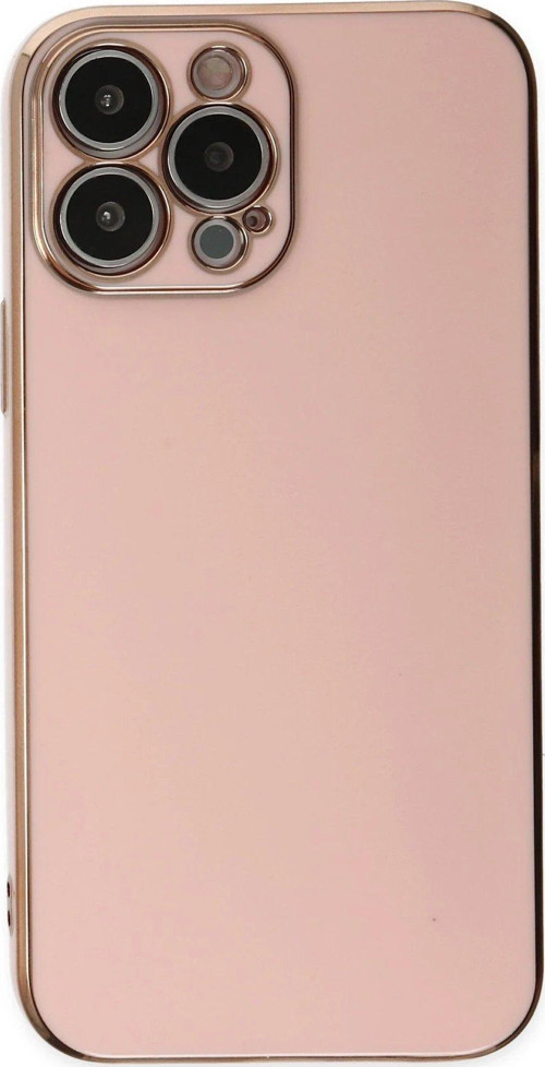 Iphone 15 Kılıf Volet Silikon - Pembe-(5796)