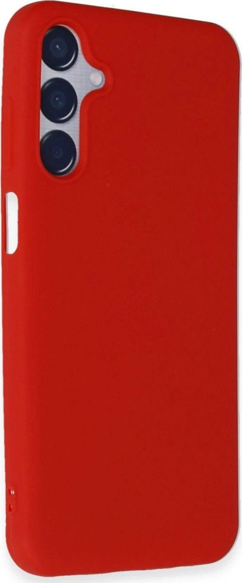 Galaxy M15 Kılıf First Silikon - Kırmızı-(5796)