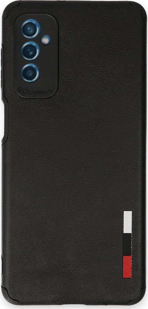 Galaxy M52 5G Kılıf Loop Deri Silikon - Siyah-(5796)