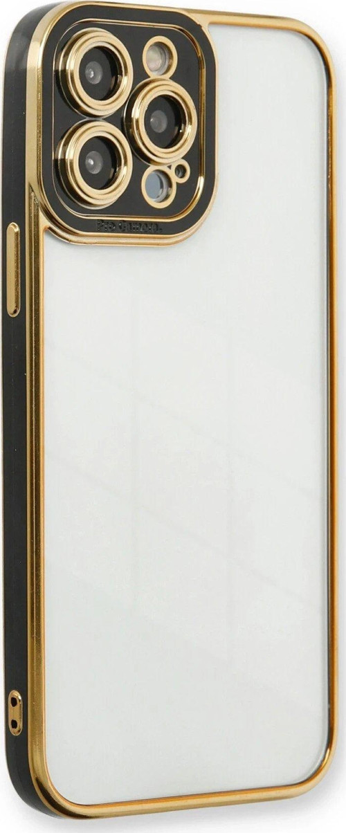 Iphone 13 Kılıf Liva Lens Silikon - Siyah-(5796)