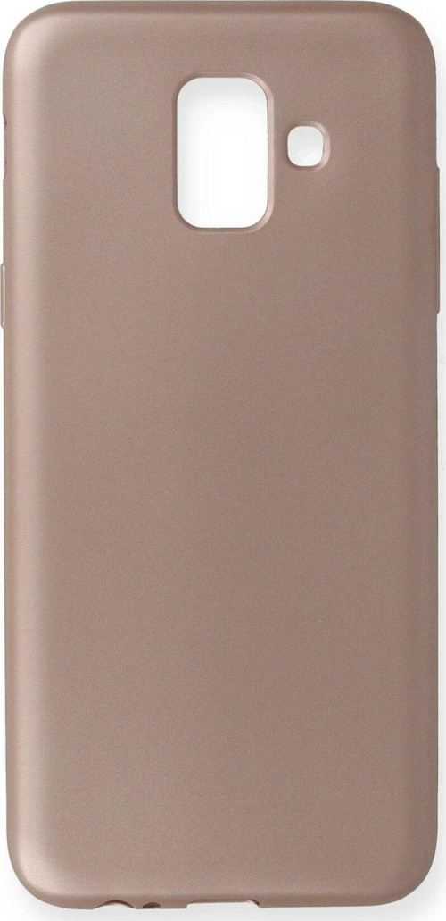 Galaxy A6 2018 Kılıf First Silikon - Rose Gold-(5796)