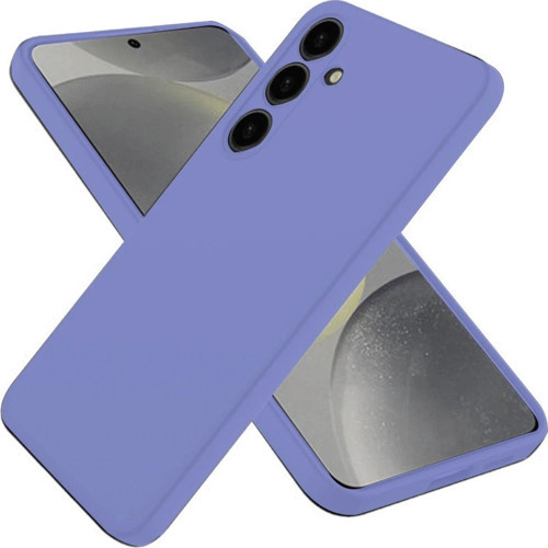 Galaxy A56 Kılıf Nano Içi Kadife Silikon - Lila-(5796)