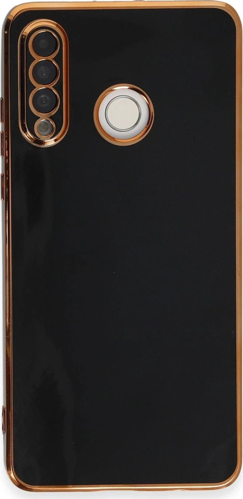 P30 Lite Kılıf Volet Silikon - Siyah-(5796)