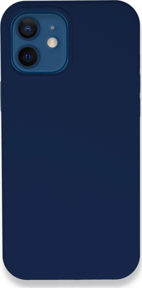 Iphone 12 Kılıf Lansman Legant Silikon - Lacivert-(5796)