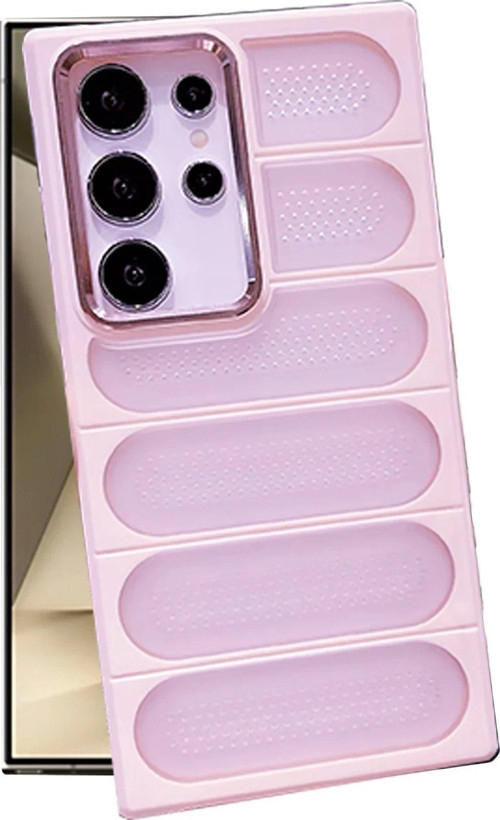 Galaxy S24 Kılıf Airmax Silikon Kapak - Pembe-(5796)