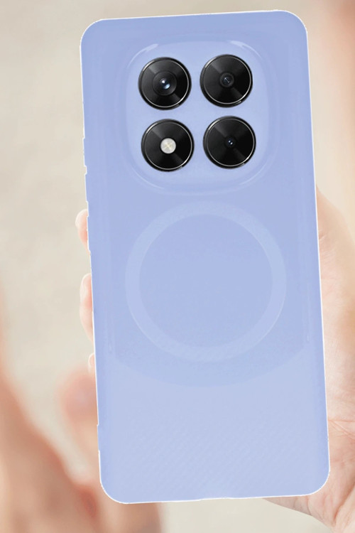 Redmi Note 14 4G Kılıf Maya Karbon Kapak - Mürdüm-(5796)