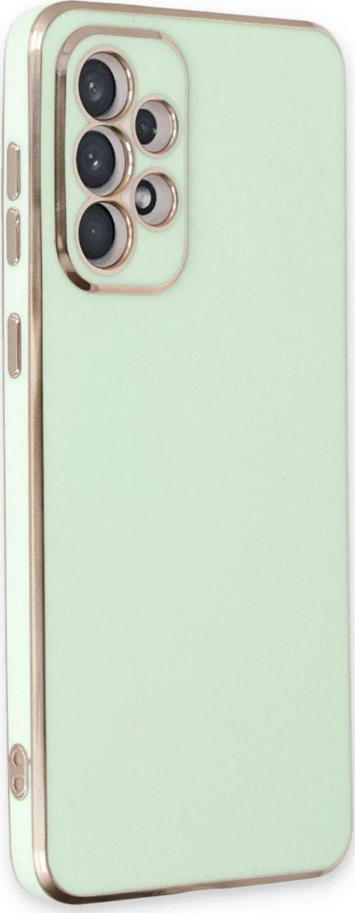 Galaxy A33 5G Kılıf Volet Silikon - Açık Yeşil-(5796)