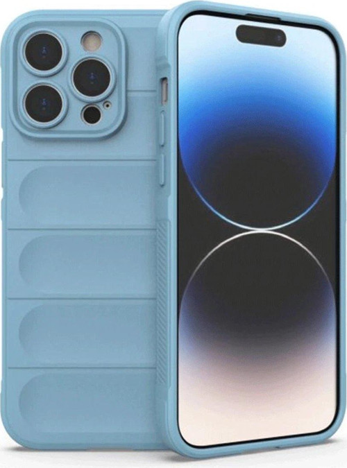 Iphone 15 Kılıf Optimum Silikon - Sky Blue-(5796)