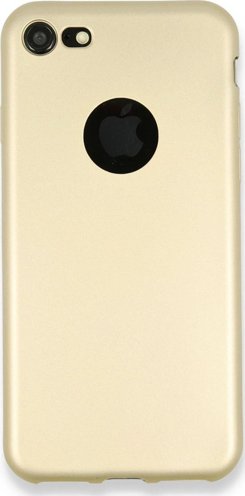 Iphone 7 Kılıf First Silikon - Gold-(5796)