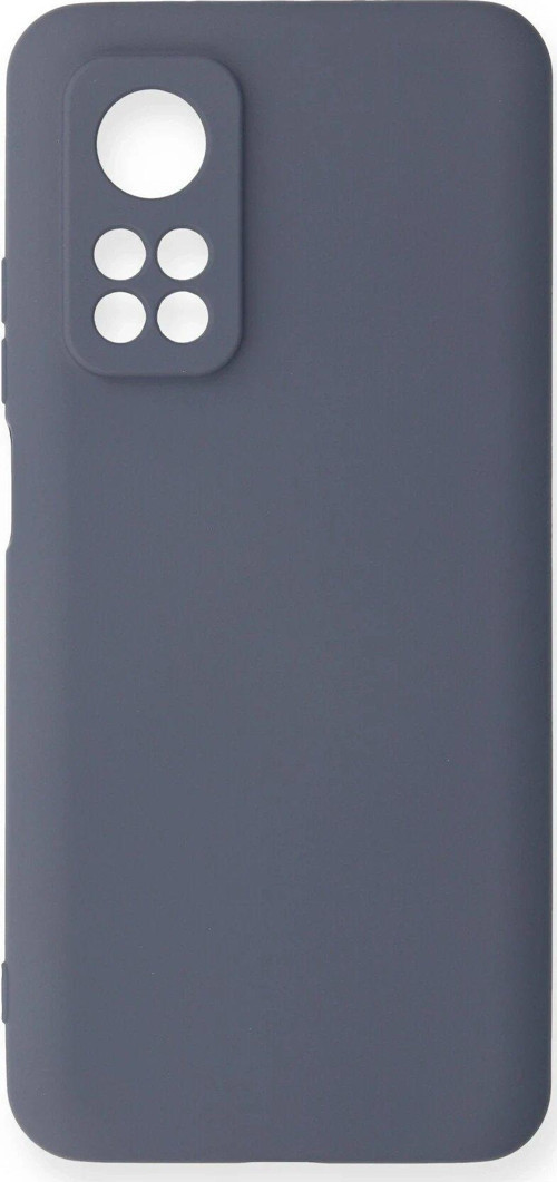 Mi 10T Kılıf Nano Içi Kadife Silikon - Gri-(5796)