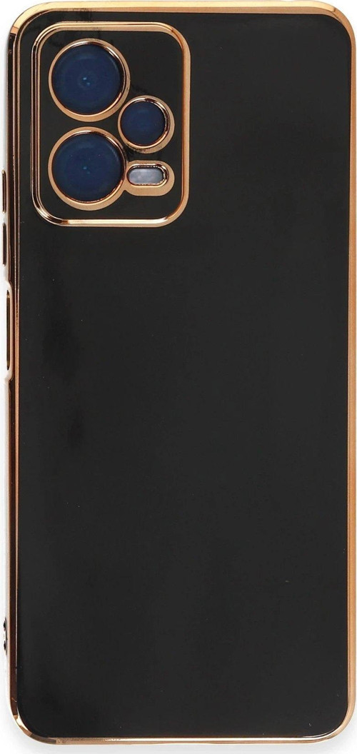 Redmi Note 12 5G Kılıf Volet Silikon - Siyah-(5796)
