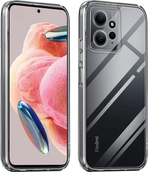 Redmi Note 12 4G Kılıf Lüx Şeffaf Silikon-(5796)
