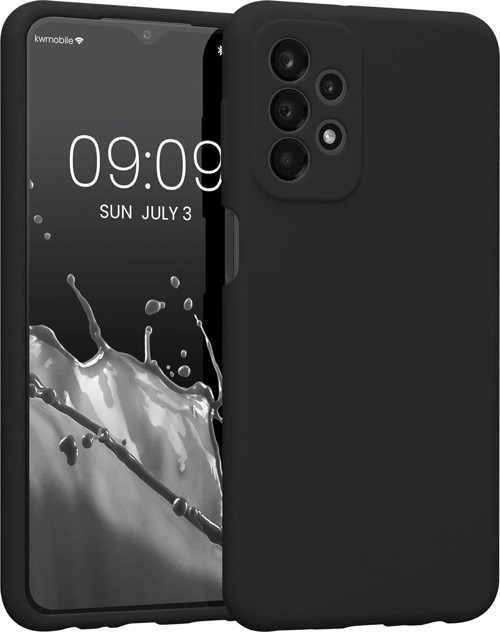 Galaxy A53 5G Kılıf First Silikon - Siyah-(5796)