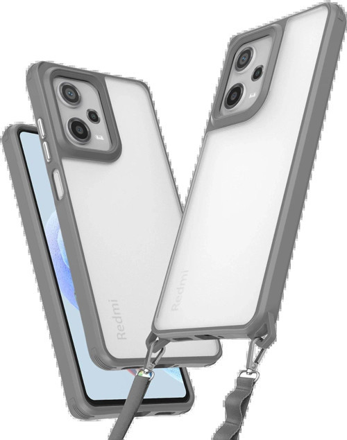 Redmi Note 12 5G Kılıf Penta Silikon Kılıf - Titan Gri-(5796)