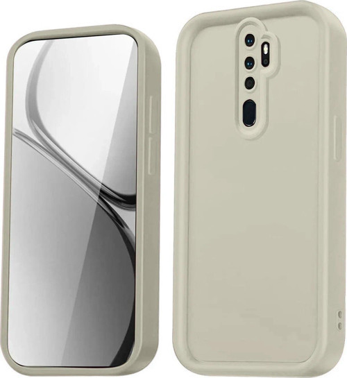Redmi Note 8 Kılıf Viera Silikon - Krem-(5796)
