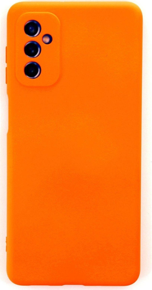 Galaxy M52 5G Kılıf Nano Içi Kadife Silikon - Turuncu-(5796)
