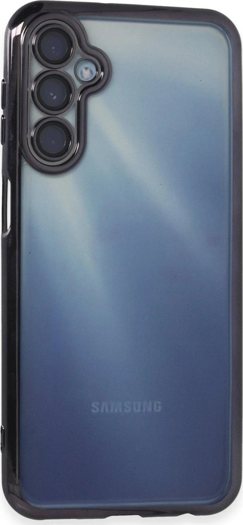 Galaxy A15 4G Kılıf Lensli Silikon - Mor-(5796)