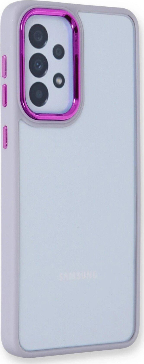 Galaxy A23 4G Kılıf Dora Kapak - Lila-(5796)