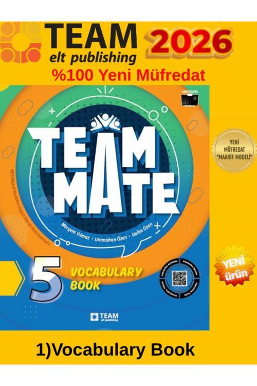 Team Elt 5.Sınıf Yeni Müfredat Team Mate Vocabulary Book+Tablet Kalemi