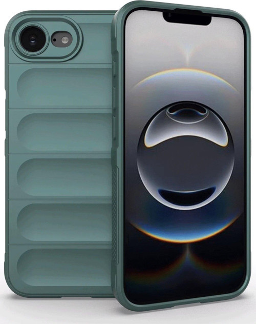 Iphone 16E Kılıf Optimum Silikon - Koyu Yeşil-(5796)