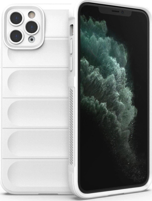 Iphone 11 Kılıf Optimum Silikon - Krem-(5796)