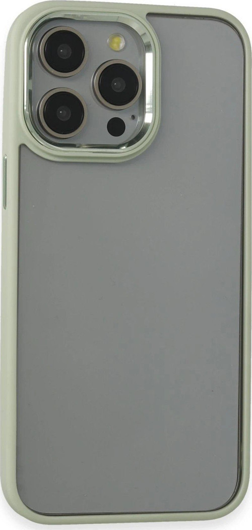 Iphone 14 Kılıf Power Silikon - Yeşil-(5796)