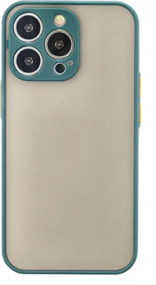 Iphone 15 Kılıf Montreal Silikon Kapak - Yeşil-(5796)