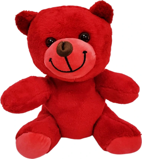 Kırmızı Peluş Oyuncak Ayıcık