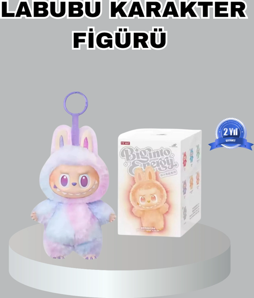 Dekoratif Yumuşak Labubu Peluş Figür – Koleksiyonluk Ve Çocuklara Uygun Hediye 20 Cm