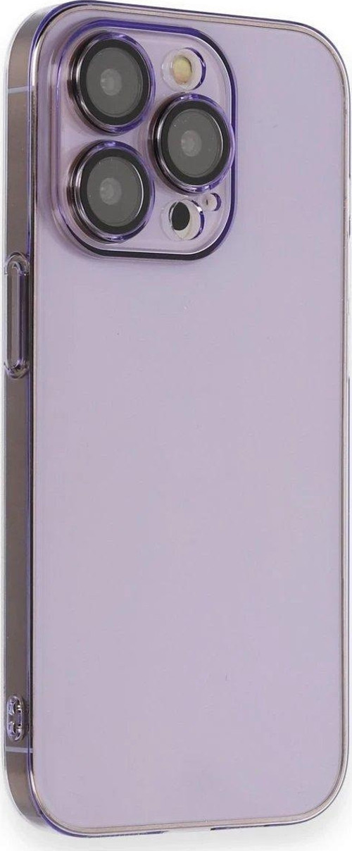 Iphone 13 Kılıf Armada Lensli Kapak - Lila-(5796)