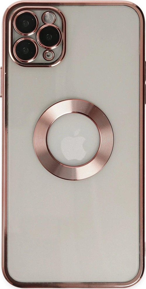 Iphone 11 Kılıf Slot Silikon - Rose Gold-(5796)