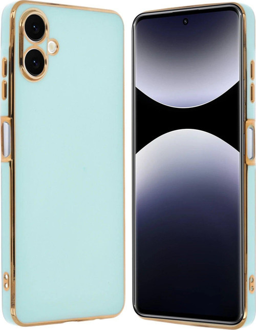 Galaxy A06 Kılıf Volet Silikon - Açık Yeşil-(5796)