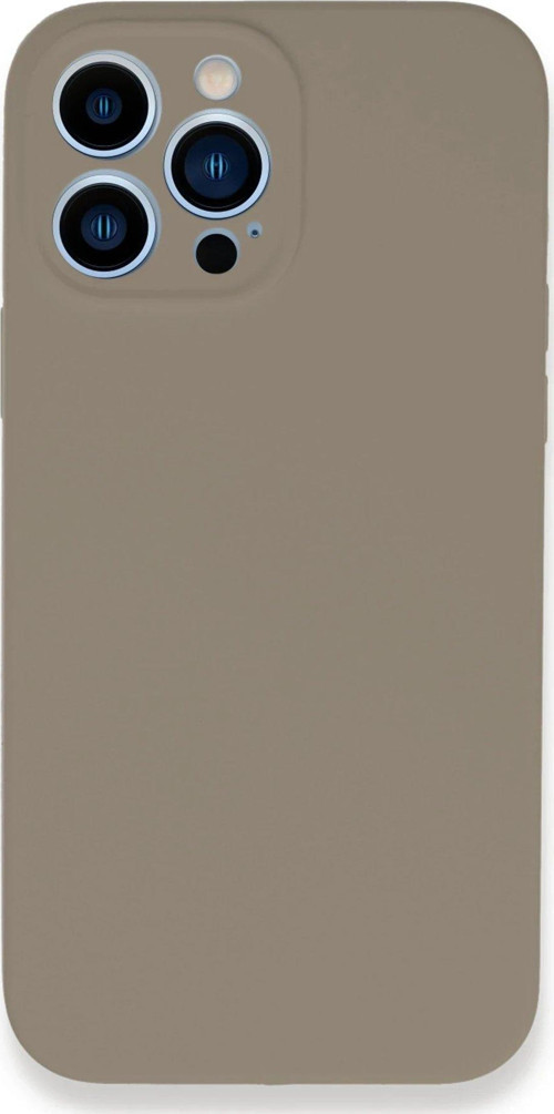 Iphone 13 Kılıf Lansman Legant Silikon - Bej-(5796)