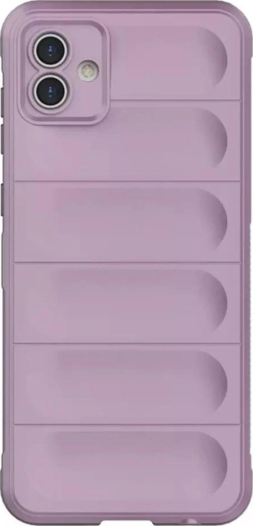 Galaxy A05 Kılıf Optimum Silikon - Mor-(5796)