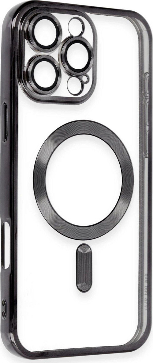 Iphone 16 Kılıf Kross Magneticsafe Kapak - Siyah-(5796)
