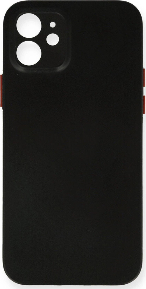 Iphone 12 Kılıf Pp İnce Kapak - Siyah-(5796)