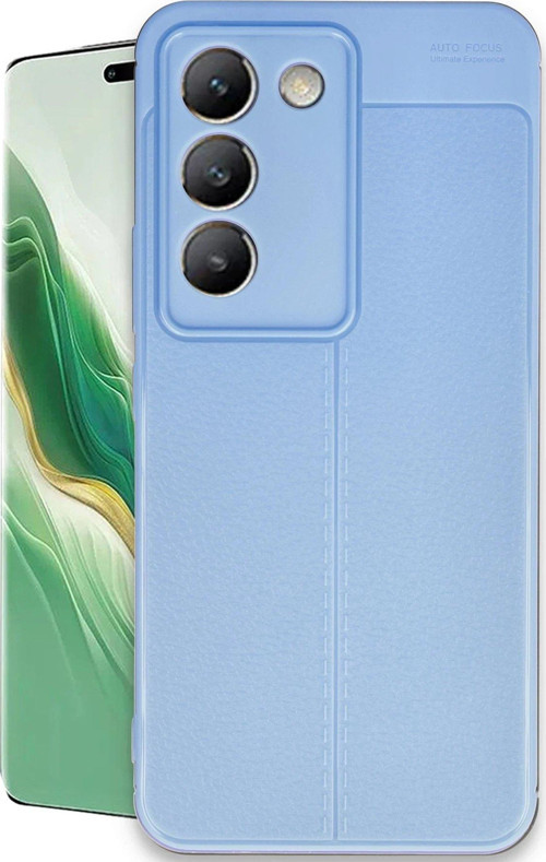 V30 Lite 4G Kılıf Auto Focus Kapak - Mavi-(5796)