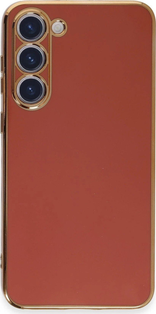 Galaxy S23 Kılıf Volet Silikon - Kırmızı-(5796)