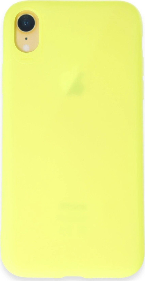 Iphone Xr Kılıf First Silikon - Parlak Yeşil-(5796)