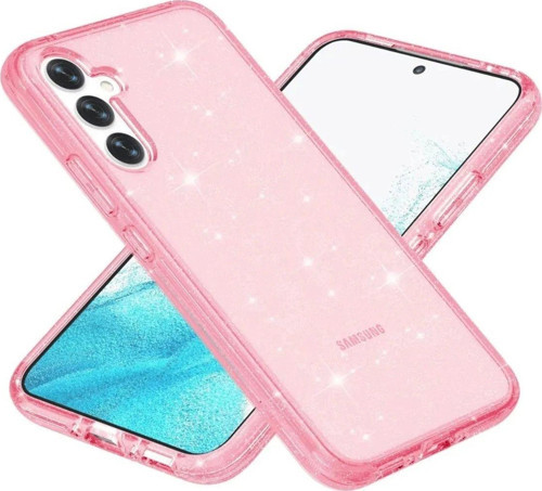 Galaxy S23 Fe Kılıf Glow Magsafe Kapak - Pembe-(5796)